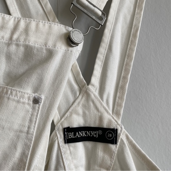 blank nyc white short overalls - Picture 7 of 10